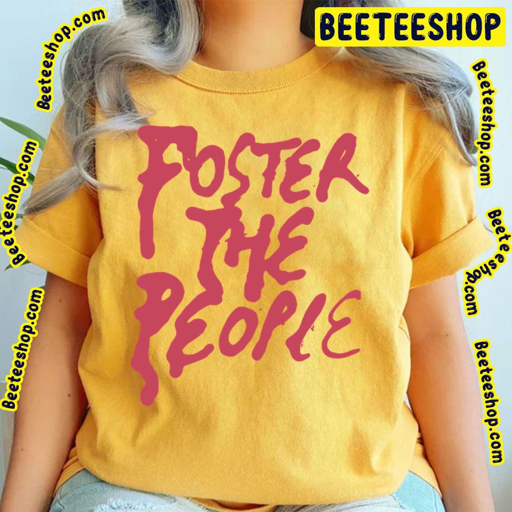 Red Text Foster The People Logo Trending Unisex T-Shirt Red Text Foster The People Logo Trending Unisex T-Shirt