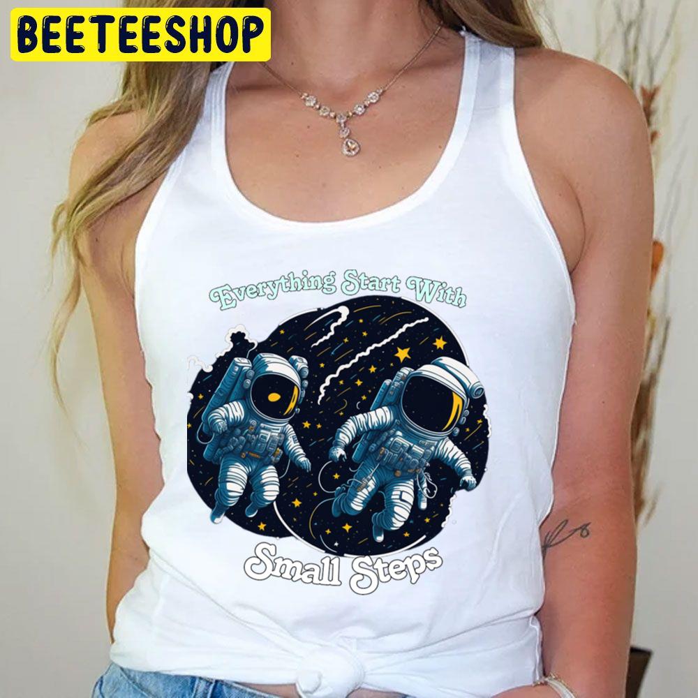 Retro Art Small Motivation Baby Steps Trending Unisex T-Shirt Retro Art Small Motivation Baby Steps Trending Unisex T-Shirt