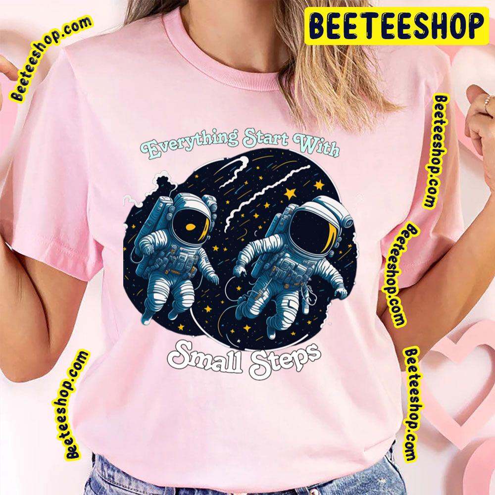 Retro Art Small Motivation Baby Steps Trending Unisex T-Shirt Retro Art Small Motivation Baby Steps Trending Unisex T-Shirt