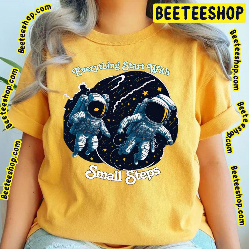 Retro Art Small Motivation Baby Steps Trending Unisex T-Shirt Retro Art Small Motivation Baby Steps Trending Unisex T-Shirt