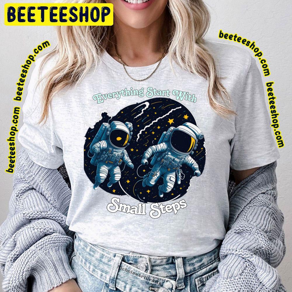 Retro Art Small Motivation Baby Steps Trending Unisex T-Shirt Retro Art Small Motivation Baby Steps Trending Unisex T-Shirt