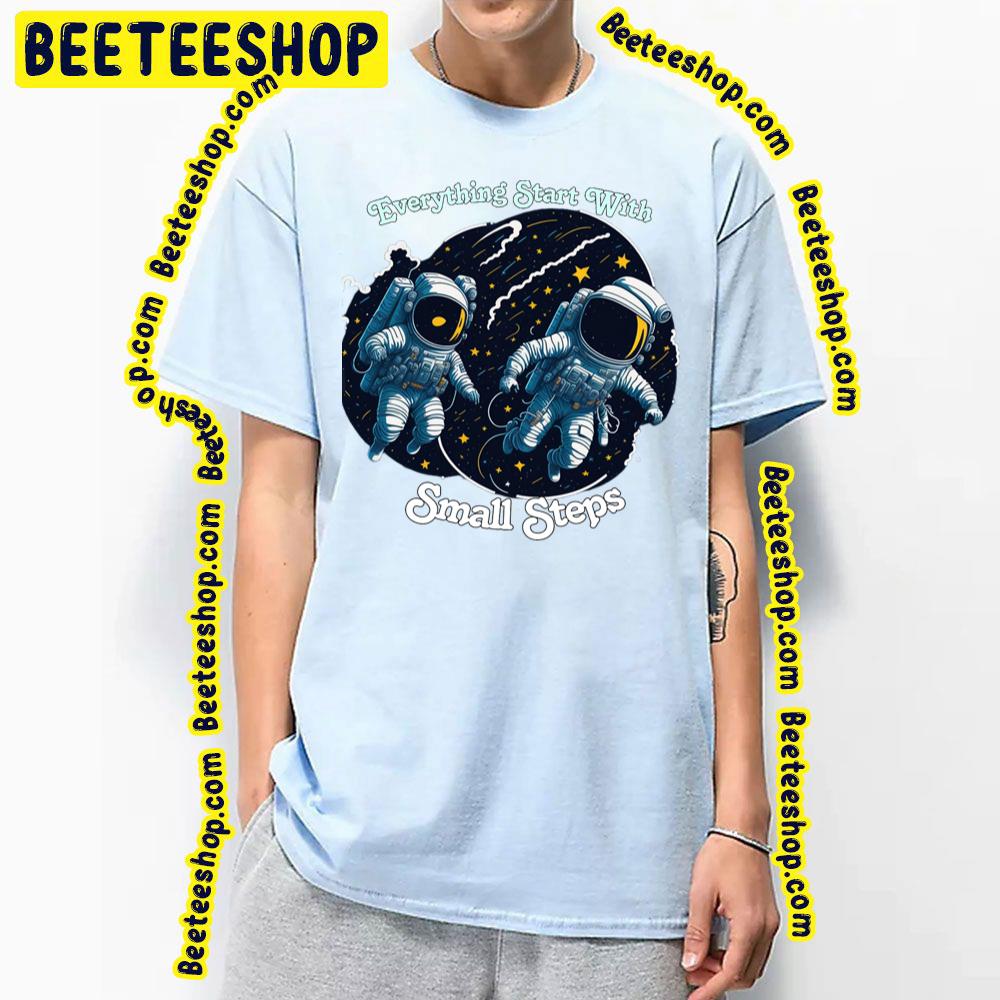 Retro Art Small Motivation Baby Steps Trending Unisex T-Shirt Retro Art Small Motivation Baby Steps Trending Unisex T-Shirt