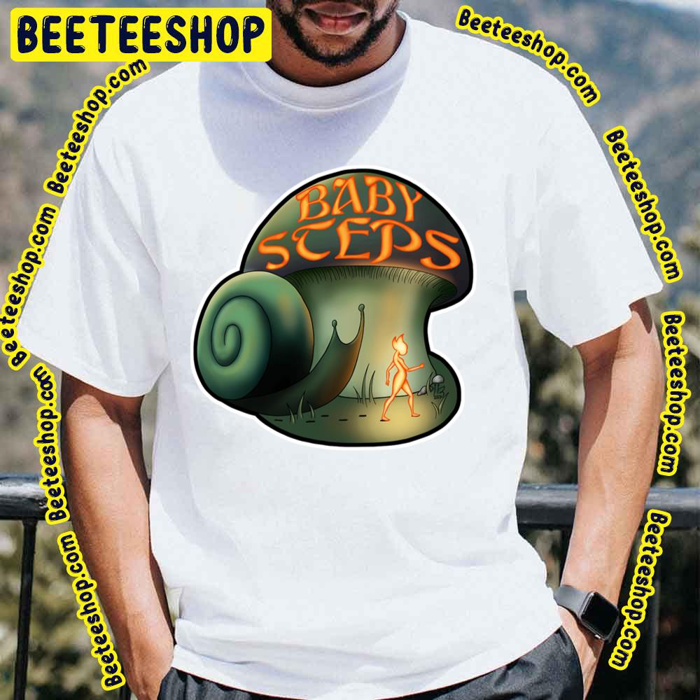 Retro Art Snail Baby Steps Trending Unisex T-Shirt Retro Art Snail Baby Steps Trending Unisex T-Shirt