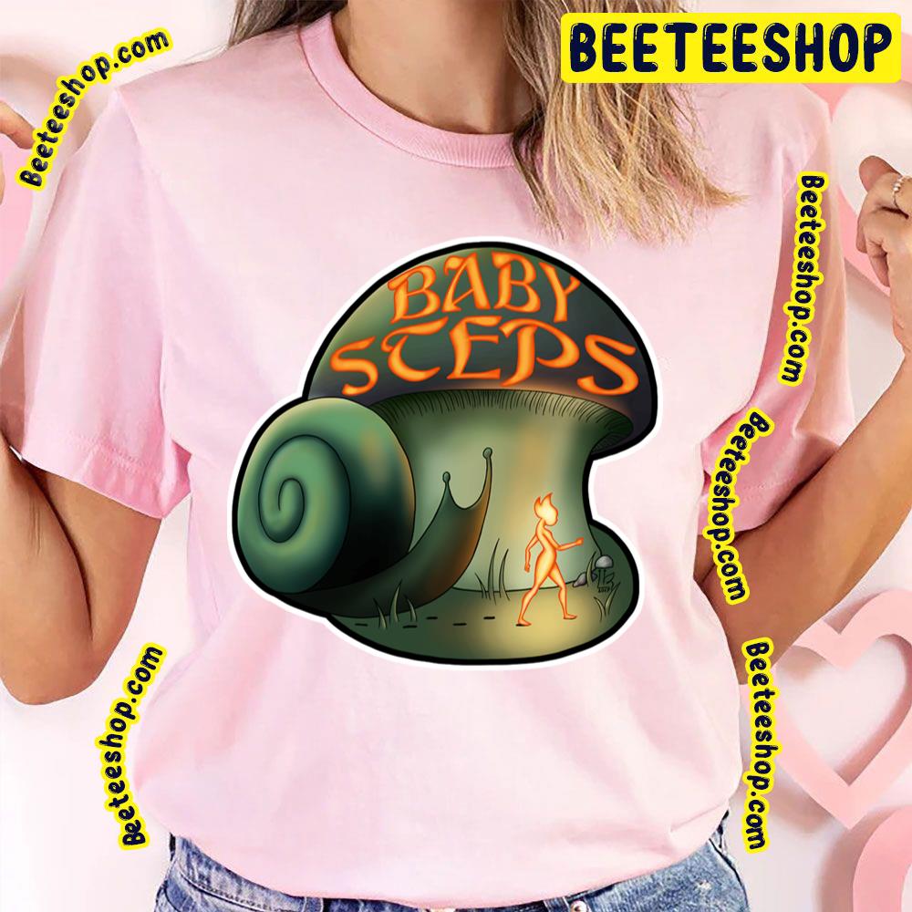 Retro Art Snail Baby Steps Trending Unisex T-Shirt Retro Art Snail Baby Steps Trending Unisex T-Shirt