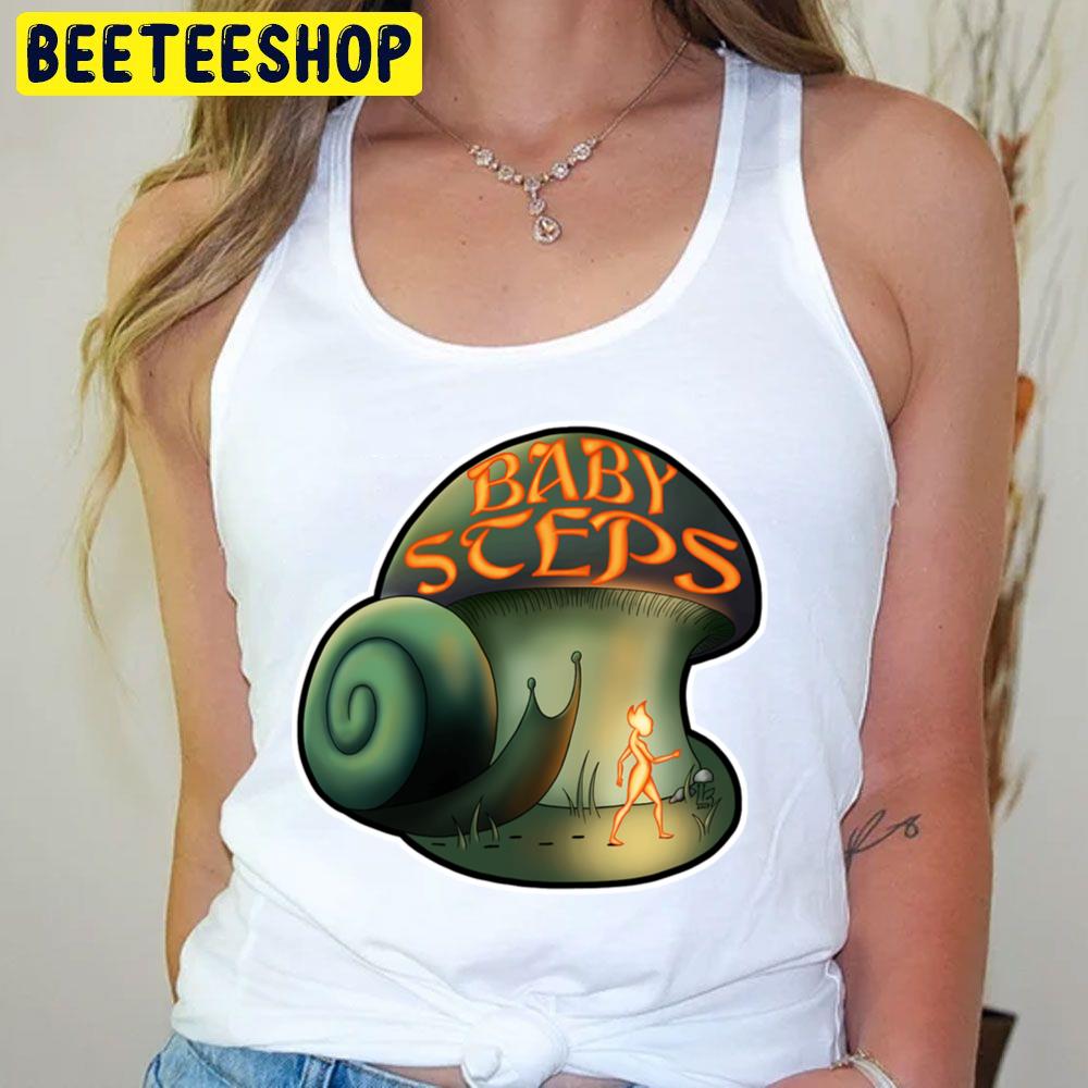 Retro Art Snail Baby Steps Trending Unisex T-Shirt Retro Art Snail Baby Steps Trending Unisex T-Shirt