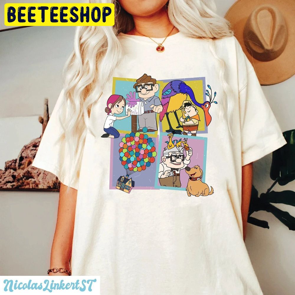 Retro Carl And Ellie Pixar Up Trending Unisex T-Shirt Retro Carl And Ellie Pixar Up Trending Unisex T-Shirt