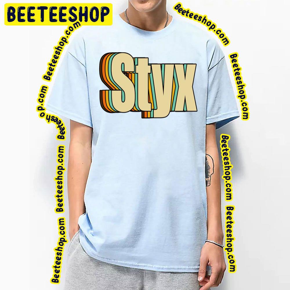 Retro Color Styx Logo Trending Unisex T-Shirt Retro Color Styx Logo Trending Unisex T-Shirt