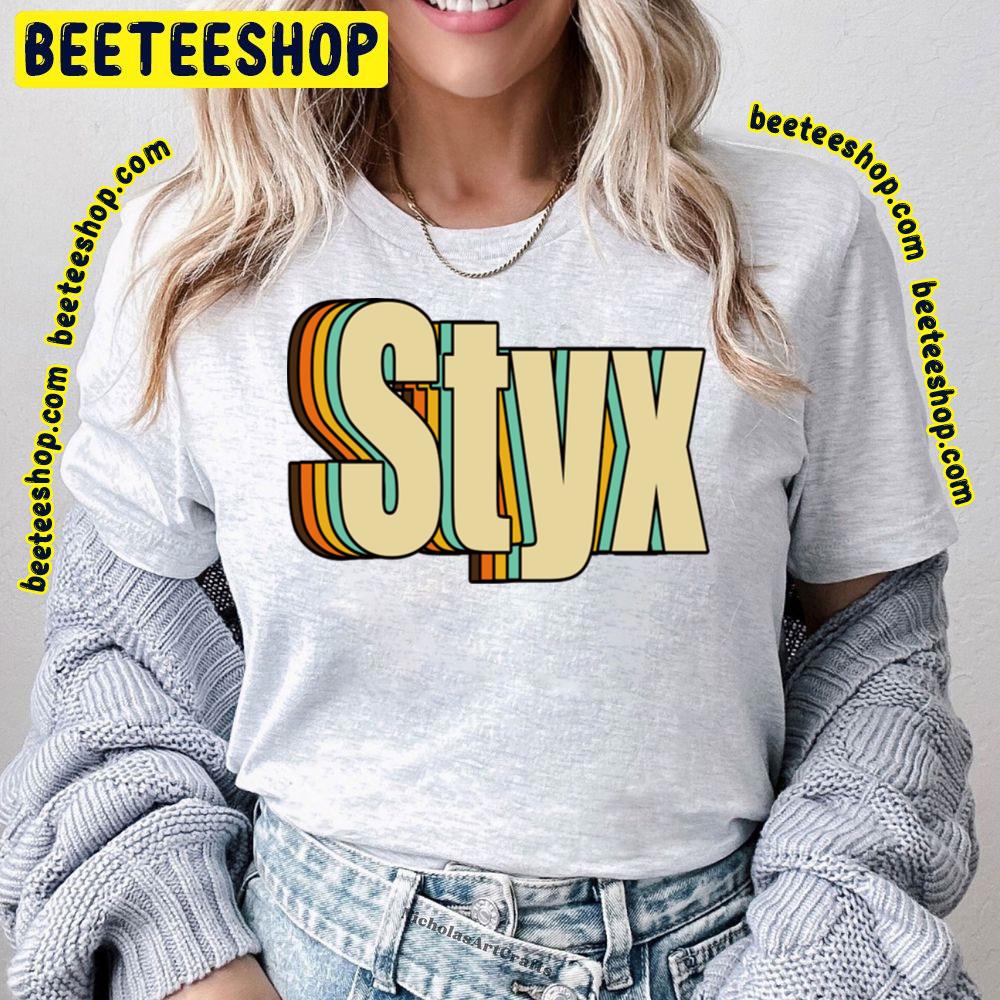 Retro Color Styx Logo Trending Unisex T-Shirt Retro Color Styx Logo Trending Unisex T-Shirt