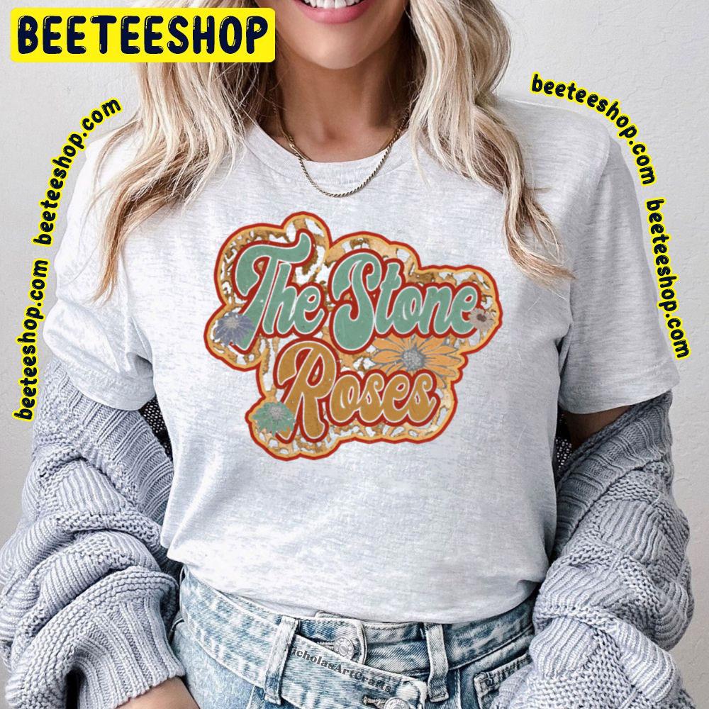Retro Flowers Beautiful The Stone Roses Trending Unisex T-Shirt Retro Flowers Beautiful The Stone Roses Trending Unisex T-Shirt