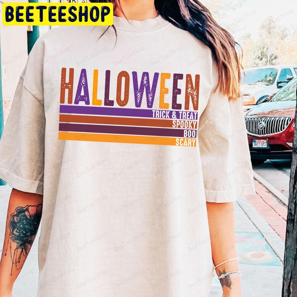 Retro Halloween Smiley Face Trending Unisex T-Shirt Retro Halloween Smiley Face Trending Unisex T-Shirt