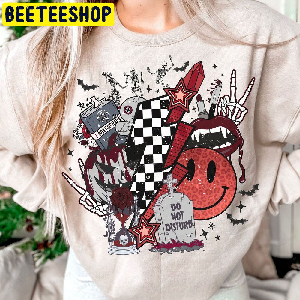 Retro Horror Halloween Spooky Vibes Scary Movie Trending Unisex Sweatshirt Retro Horror Halloween Spooky Vibes Scary Movie Trending Unisex Sweatshirt