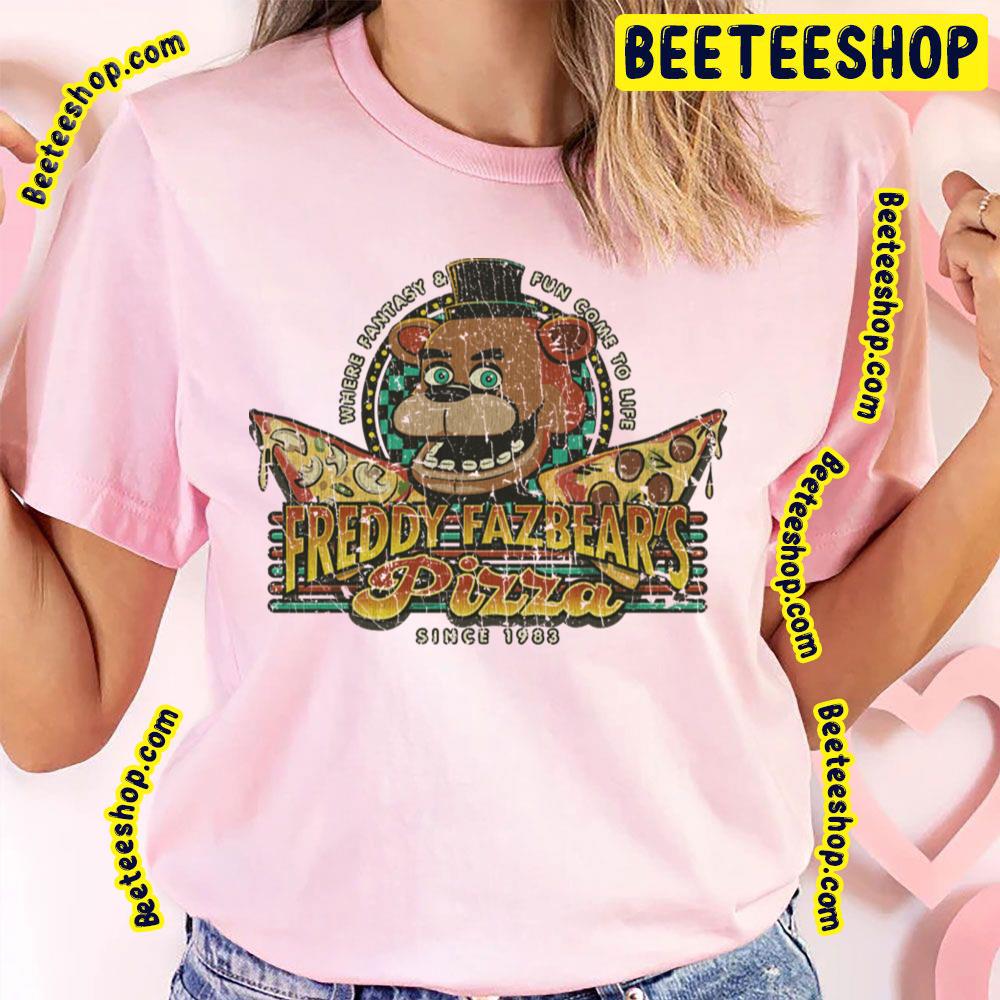 Retro Pizza 1983 Five Nights At Freddy's Trending Unisex T-Shirt Retro Pizza 1983 Five Nights At Freddy's Trending Unisex T-Shirt