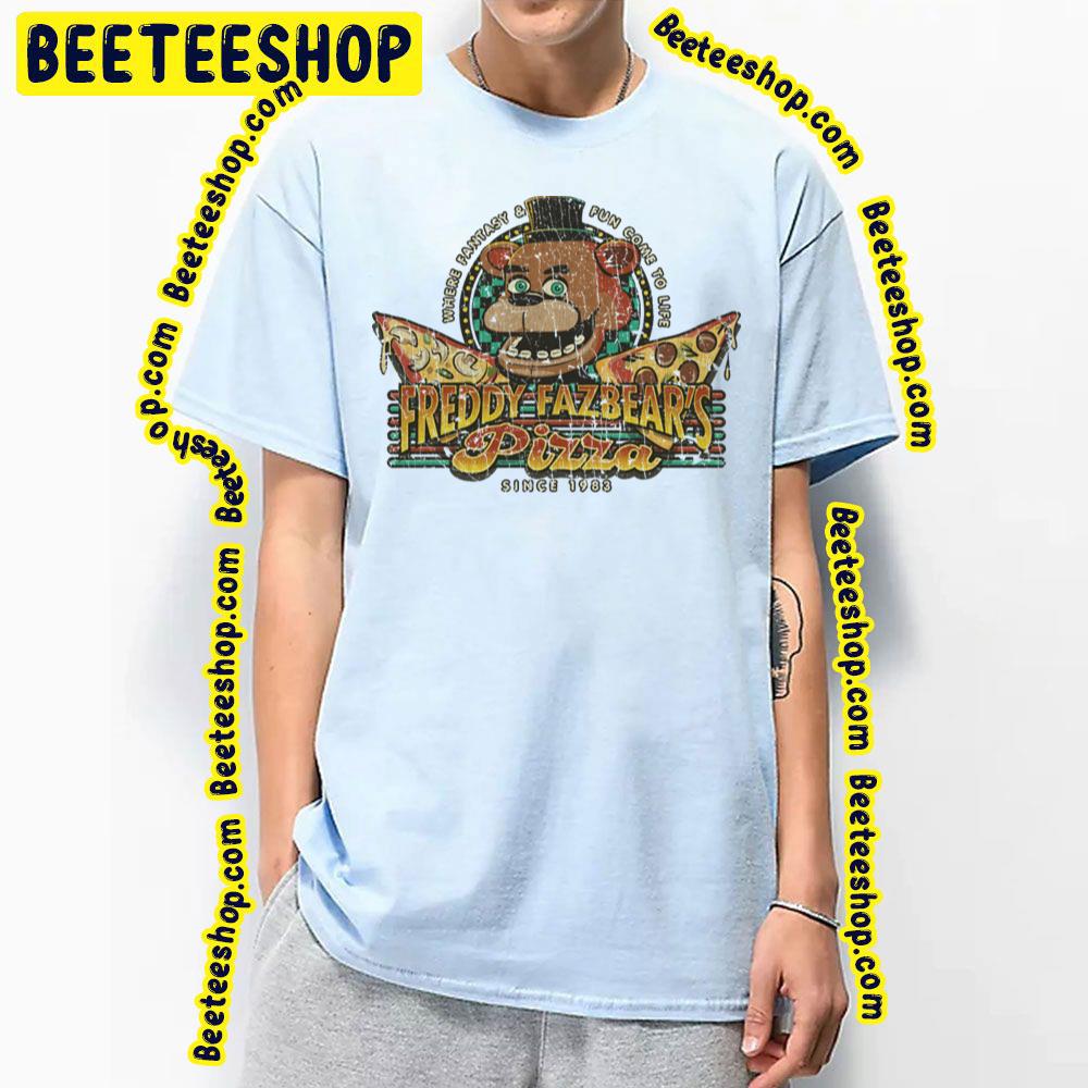 Retro Pizza 1983 Five Nights At Freddy's Trending Unisex T-Shirt Retro Pizza 1983 Five Nights At Freddy's Trending Unisex T-Shirt