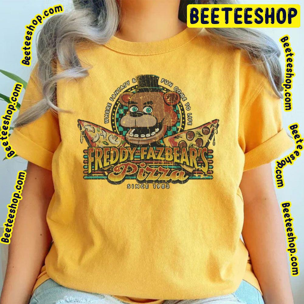 Retro Pizza 1983 Five Nights At Freddy's Trending Unisex T-Shirt Retro Pizza 1983 Five Nights At Freddy's Trending Unisex T-Shirt