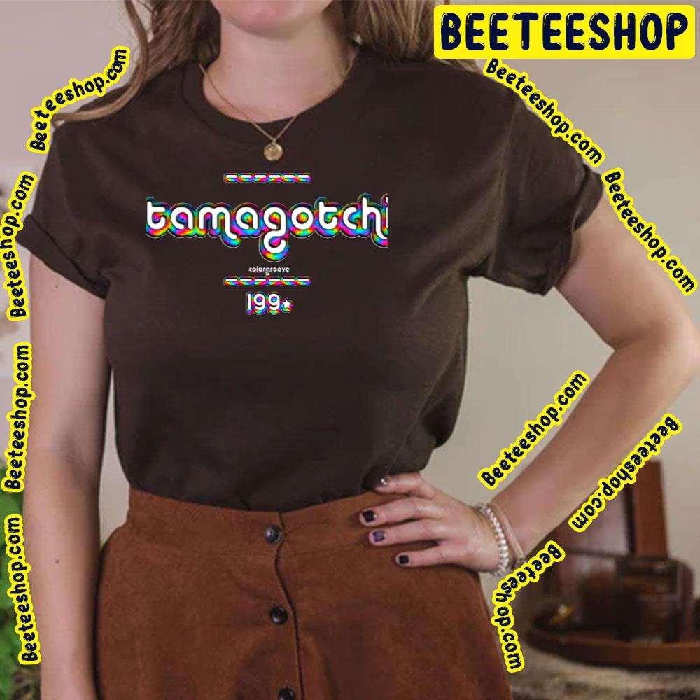 Retro Rainbow Tamagotchi Trending Unisex T-Shirt Retro Rainbow Tamagotchi Trending Unisex T-Shirt