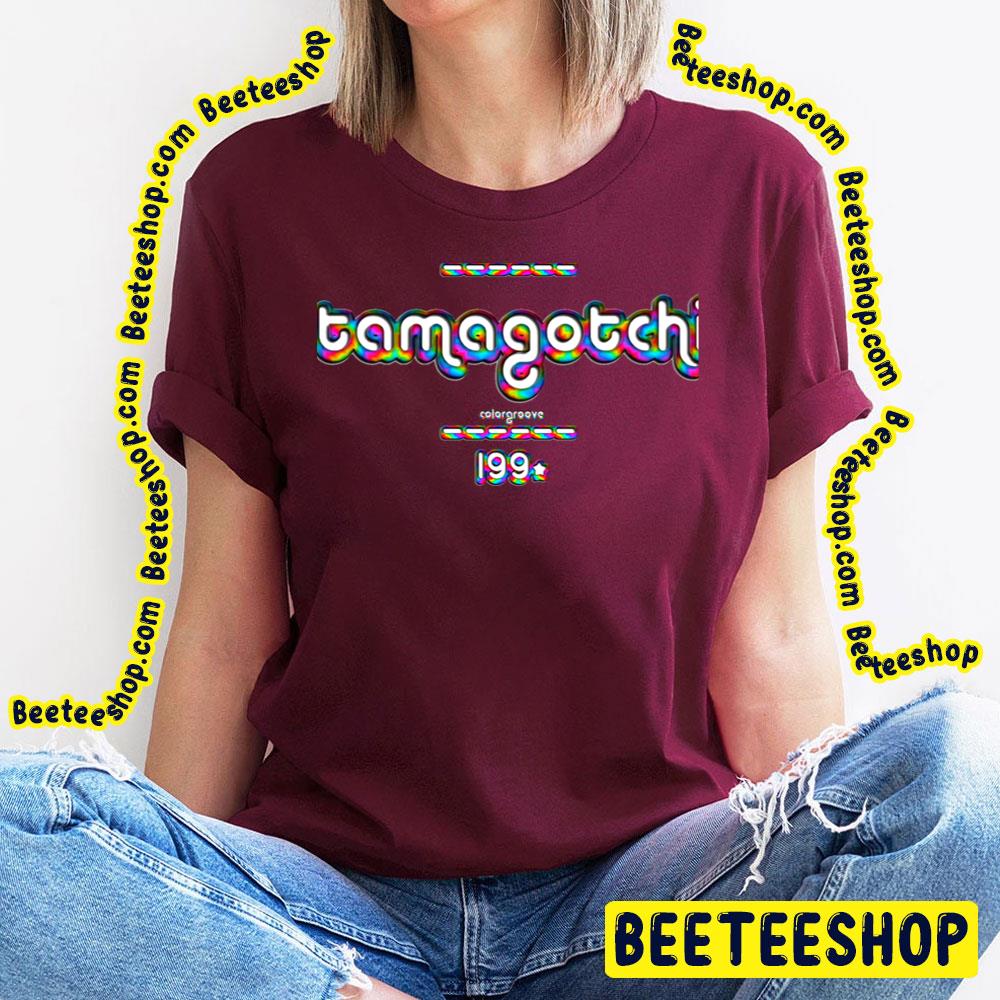 Retro Rainbow Tamagotchi Trending Unisex T-Shirt Retro Rainbow Tamagotchi Trending Unisex T-Shirt