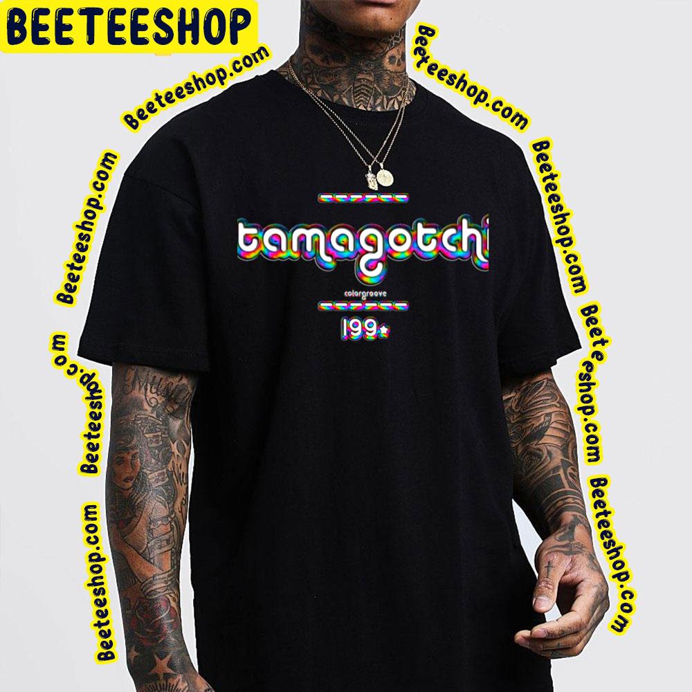 Retro Rainbow Tamagotchi Trending Unisex T-Shirt Retro Rainbow Tamagotchi Trending Unisex T-Shirt