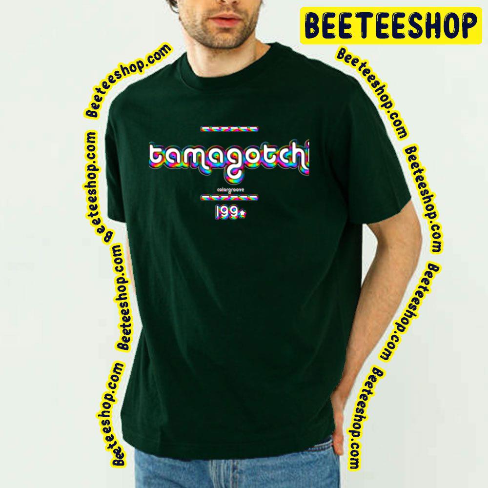 Retro Rainbow Tamagotchi Trending Unisex T-Shirt Retro Rainbow Tamagotchi Trending Unisex T-Shirt