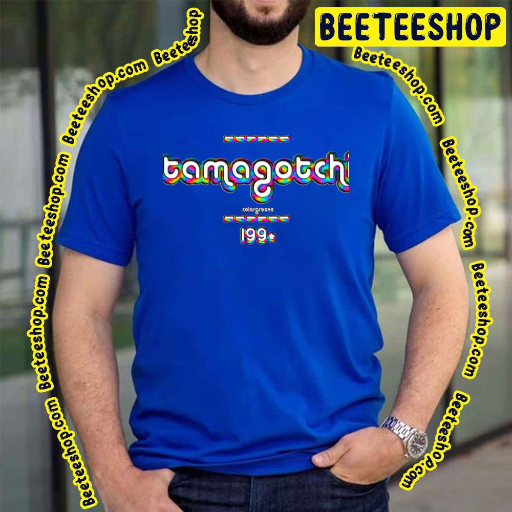 Retro Rainbow Tamagotchi Trending Unisex T-Shirt Retro Rainbow Tamagotchi Trending Unisex T-Shirt