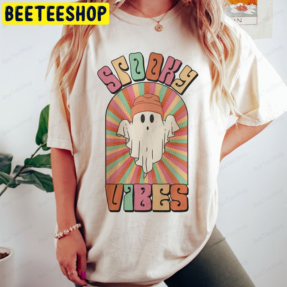 Retro Spooky Halloween Spooky Groovy Trending Unisex T-Shirt Retro Spooky Halloween Spooky Groovy Trending Unisex T-Shirt