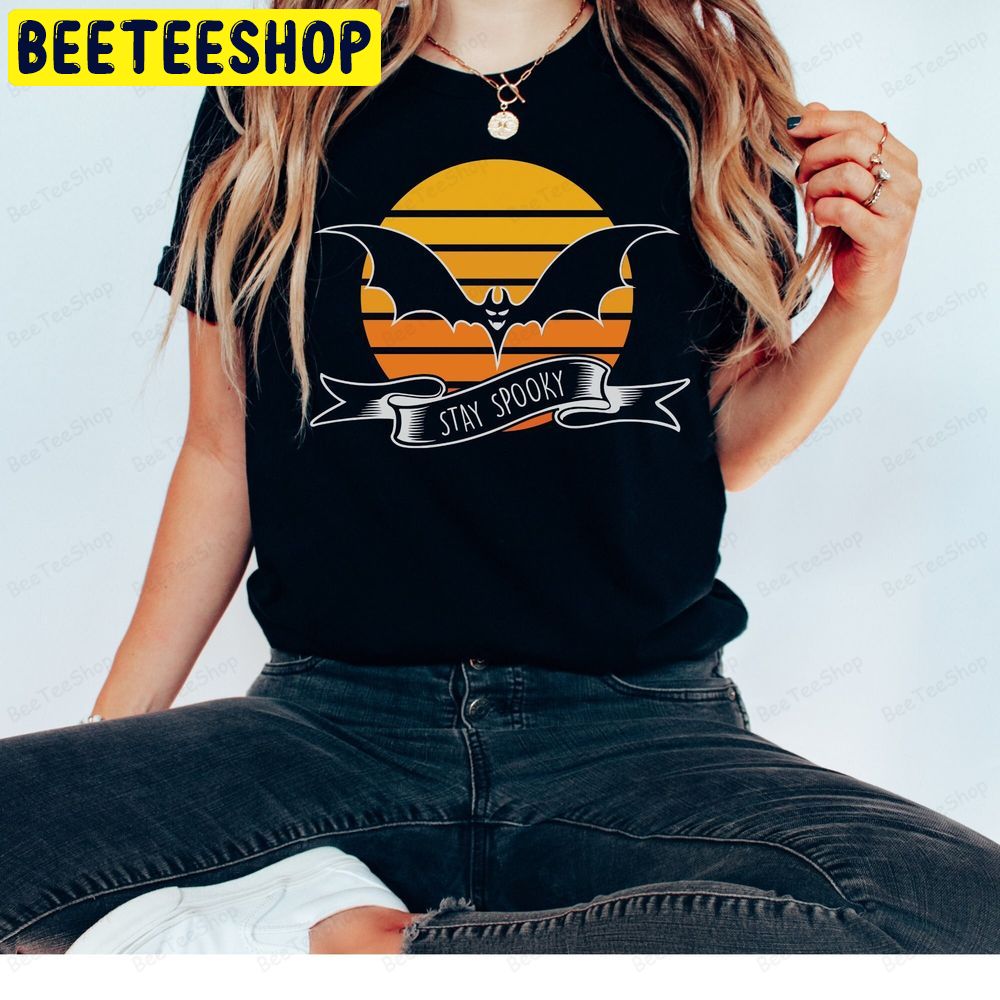 Retro Stay Spooky Halloween Vintage Graphic Trending Unisex T-Shirt Retro Stay Spooky Halloween Vintage Graphic Trending Unisex T-Shirt