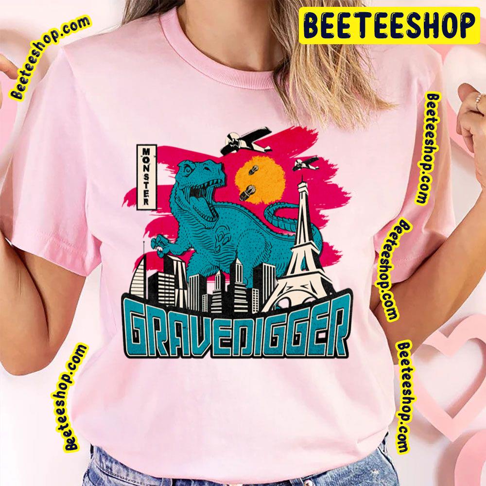 Retro Vintage Monster Grave Digger Trending Unisex T-Shirt Retro Vintage Monster Grave Digger Trending Unisex T-Shirt