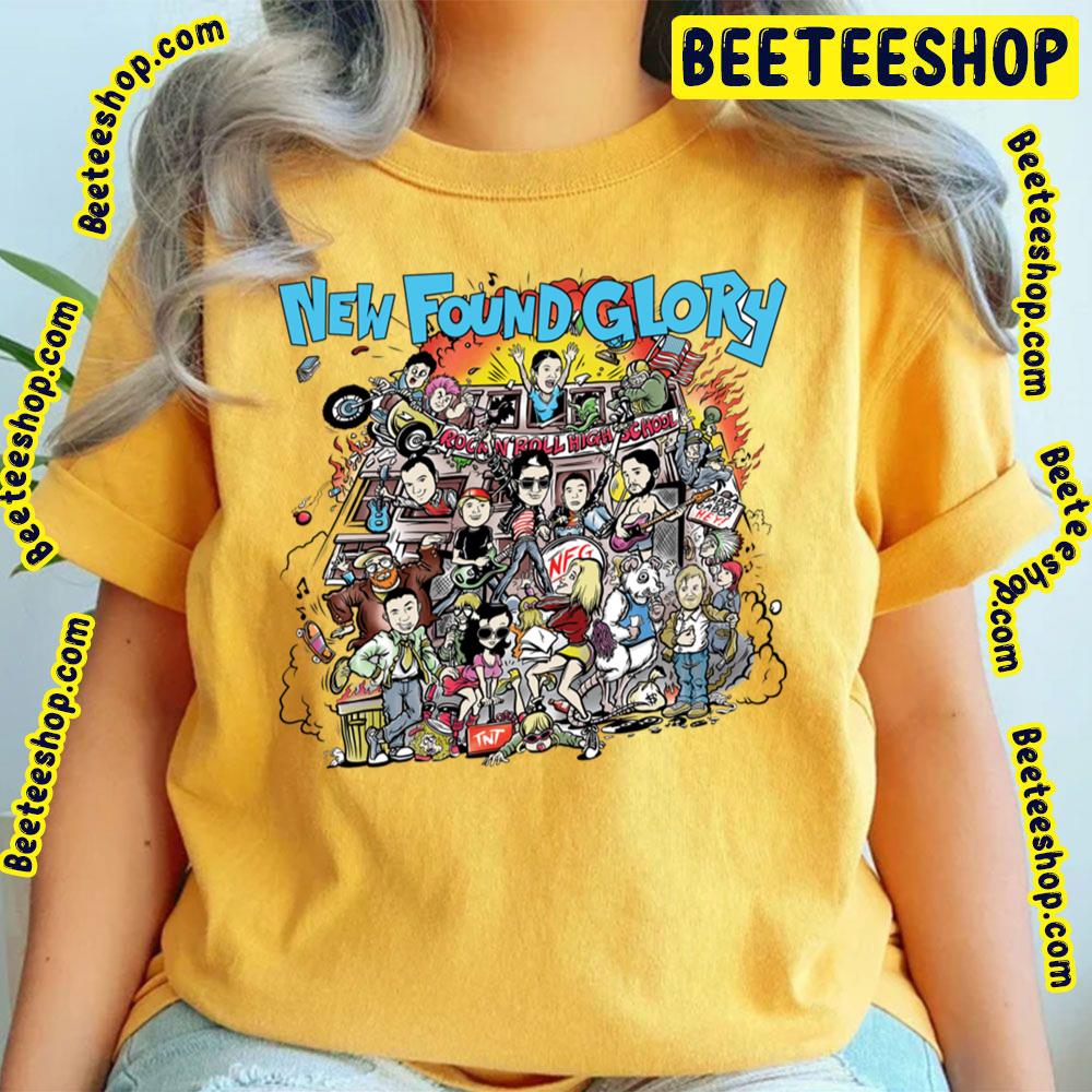Rock Roll High School New Found Glory Trending Unisex T-Shirt Rock Roll High School New Found Glory Trending Unisex T-Shirt