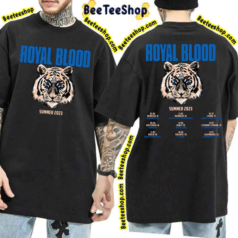 Royal Blood Summer 2023 Double Sided Trending Unisex T-Shirt Royal Blood Summer 2023 Double Sided Trending Unisex T-Shirt