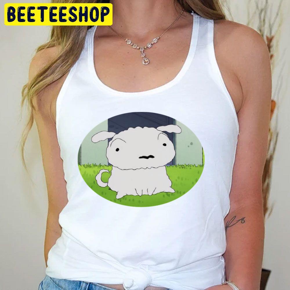 Shiro Sitting Crayon Shin Chan Trending Unisex T-Shirt Shiro Sitting Crayon Shin Chan Trending Unisex T-Shirt