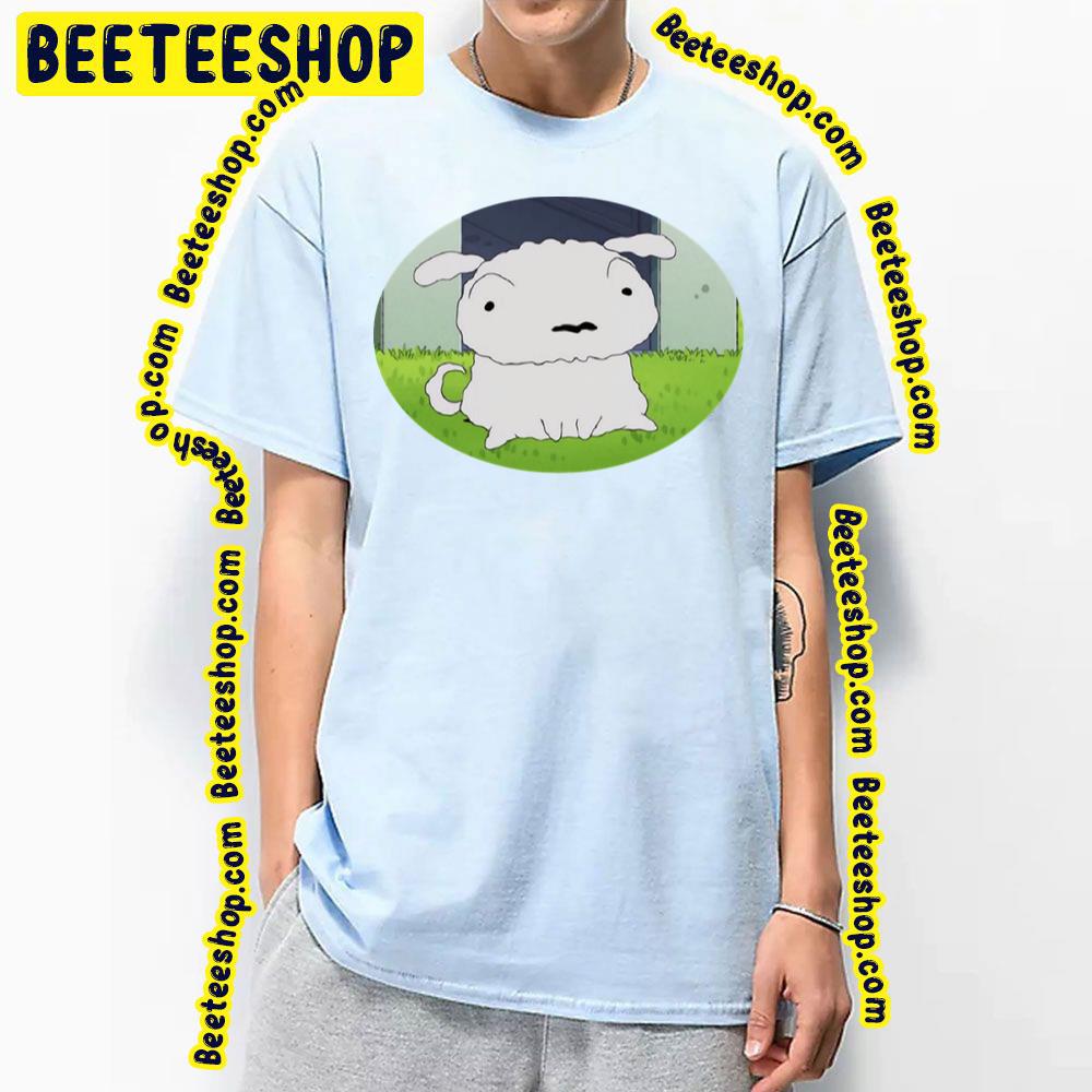 Shiro Sitting Crayon Shin Chan Trending Unisex T-Shirt Shiro Sitting Crayon Shin Chan Trending Unisex T-Shirt