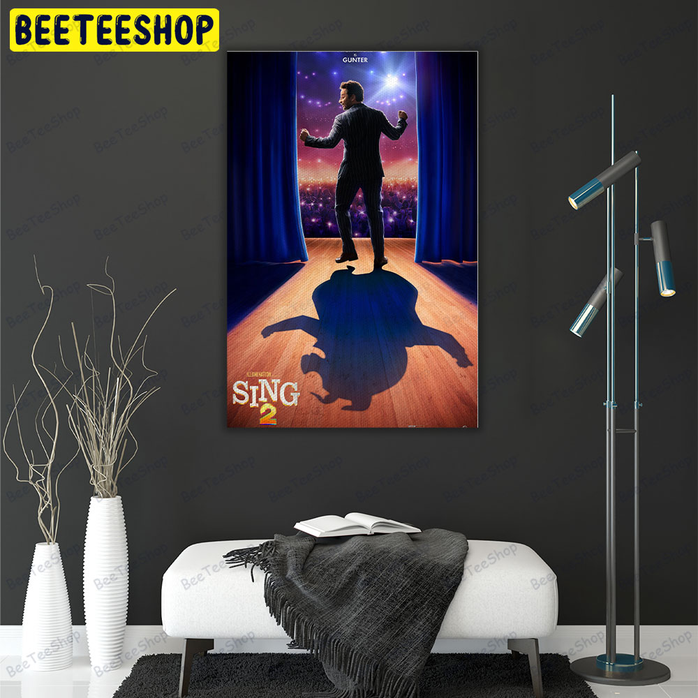 Sing 2 Nick Kroll Gunter Movie Portrait Canvas Sing 2 Nick Kroll Gunter Movie Portrait Canvas
