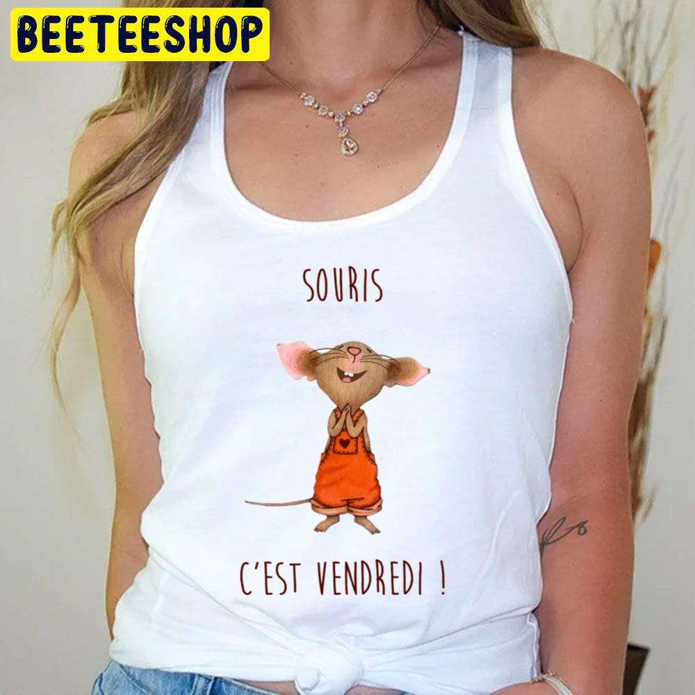 Souris C'est Vendredi If You Give A Mouse A Christmas Cookie Trending Unisex T-Shirt Souris C'est Vendredi If You Give A Mouse A Christmas Cookie Trending Unisex T-Shirt