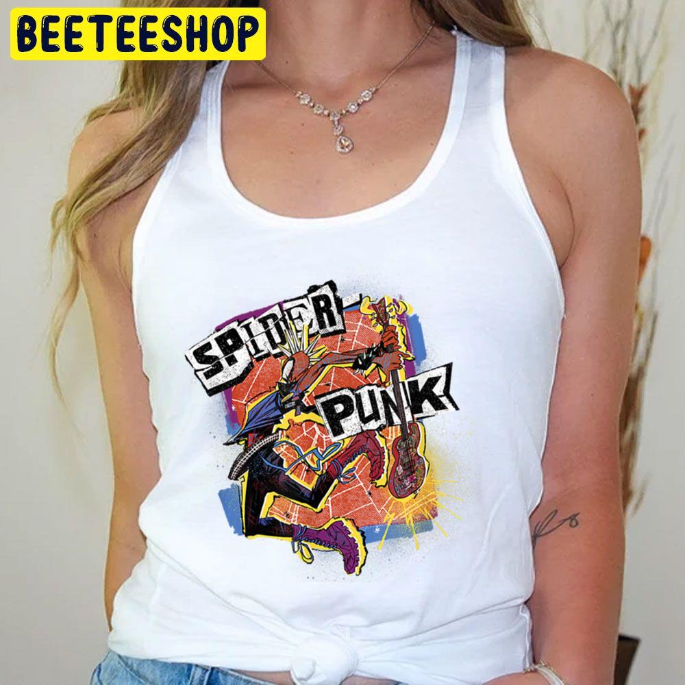 Spider Punk Morales Spiderverse Movie Trending Unisex T-Shirt Spider Punk Morales Spiderverse Movie Trending Unisex T-Shirt
