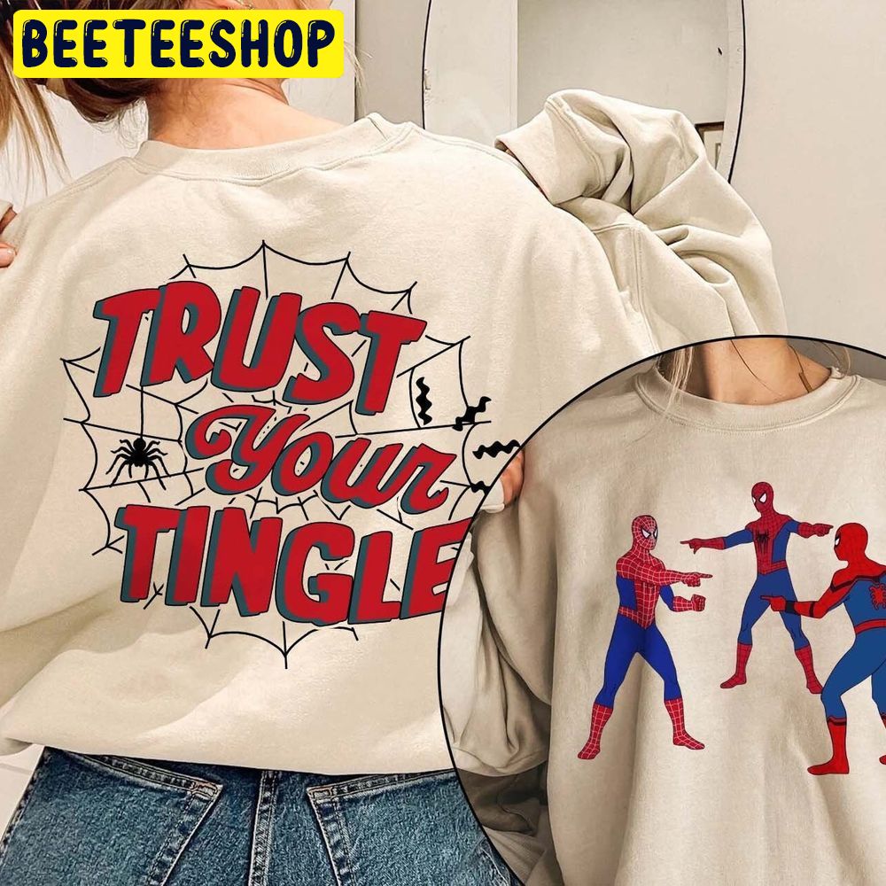 Spiderman Meme Marvel Spiderman Avengers Double Sided Trending Unisex Sweatshirt Spiderman Meme Marvel Spiderman Avengers Double Sided Trending Unisex Sweatshirt