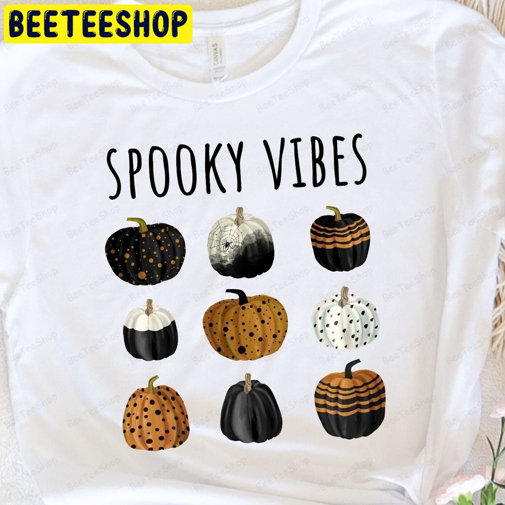 Spooky Vibes Fall Quotes Halloween Trending Unisex T-Shirt Spooky Vibes Fall Quotes Halloween Trending Unisex T-Shirt