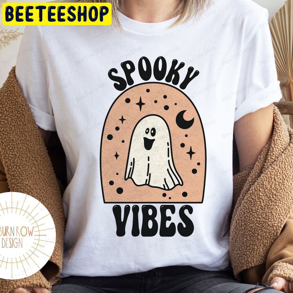 Spooky Vibes Retro Halloween Trending Unisex T-Shirt Spooky Vibes Retro Halloween Trending Unisex T-Shirt