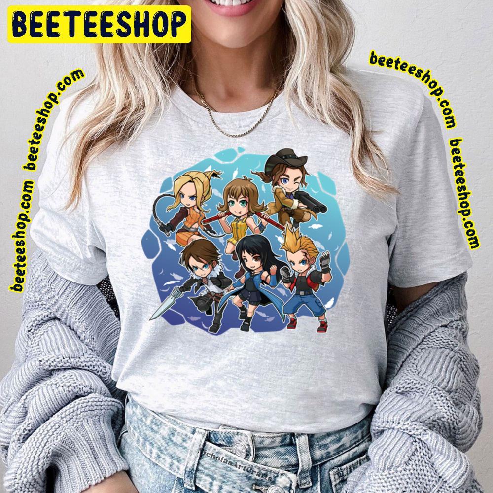 Squad Chibis Final Fantasy Xvi Trending Unisex T-Shirt Squad Chibis Final Fantasy Xvi Trending Unisex T-Shirt
