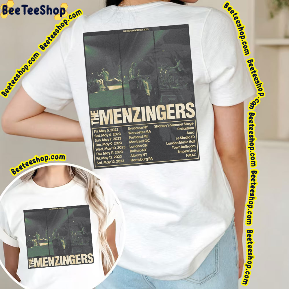 The Menzingers Live 2023 Double Sided Trending Unisex T-Shirt The Menzingers Live 2023 Double Sided Trending Unisex T-Shirt