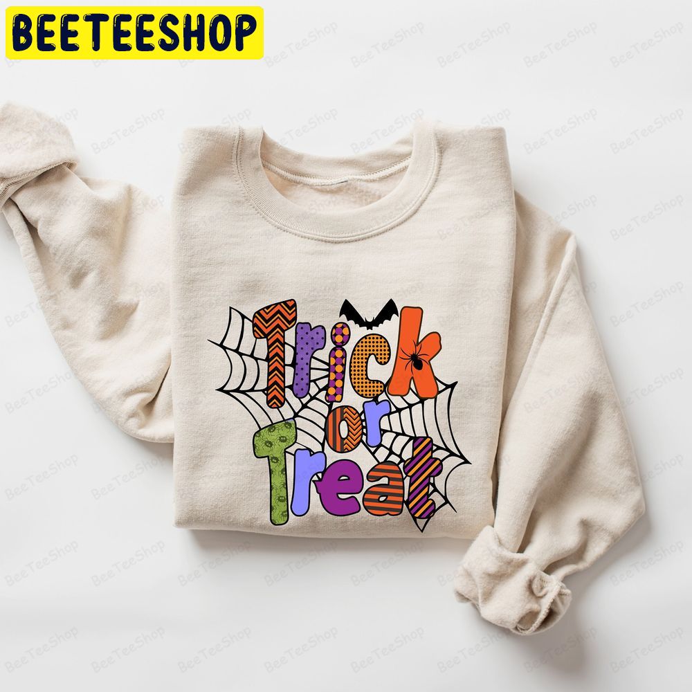 Trick Or Treat Halloween Ghost Scary Trending Unisex Sweatshirt Trick Or Treat Halloween Ghost Scary Trending Unisex Sweatshirt