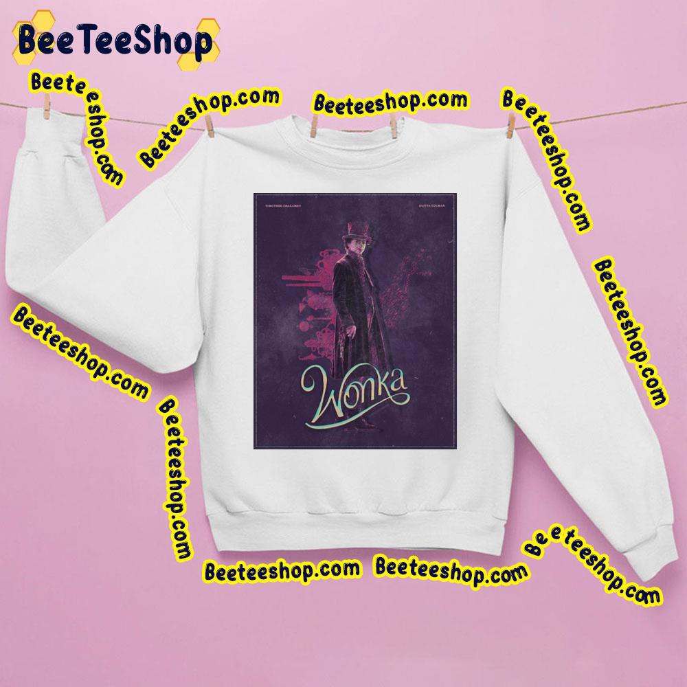 Wonka 2023 Timothee Chalamet Trending Unisex Sweatshirt Wonka 2023 Timothee Chalamet Trending Unisex Sweatshirt
