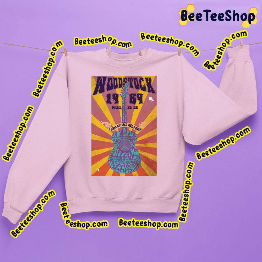 Woodstock 1969 Concert Music Trending Unisex Sweatshirt Woodstock 1969 Concert Music Trending Unisex Sweatshirt