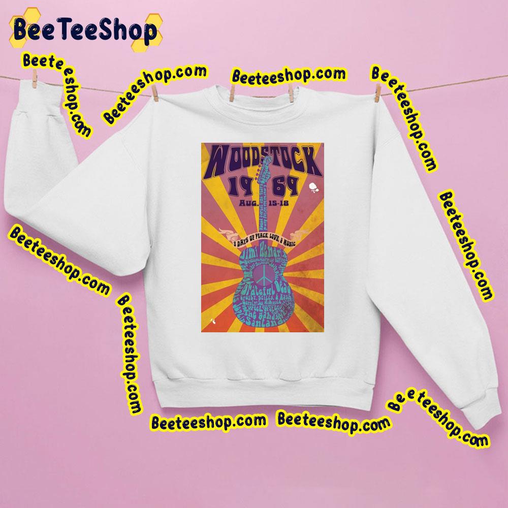 Woodstock 1969 Concert Music Trending Unisex Sweatshirt Woodstock 1969 Concert Music Trending Unisex Sweatshirt