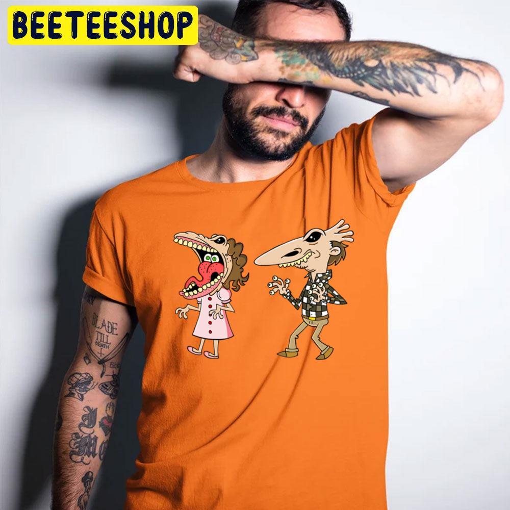 Adam And Barbara The Addams Family Happy Halloween Beeteeshop Trending Unisex T-Shirt Adam And Barbara The Addams Family Happy Halloween Beeteeshop Trending Unisex T-Shirt