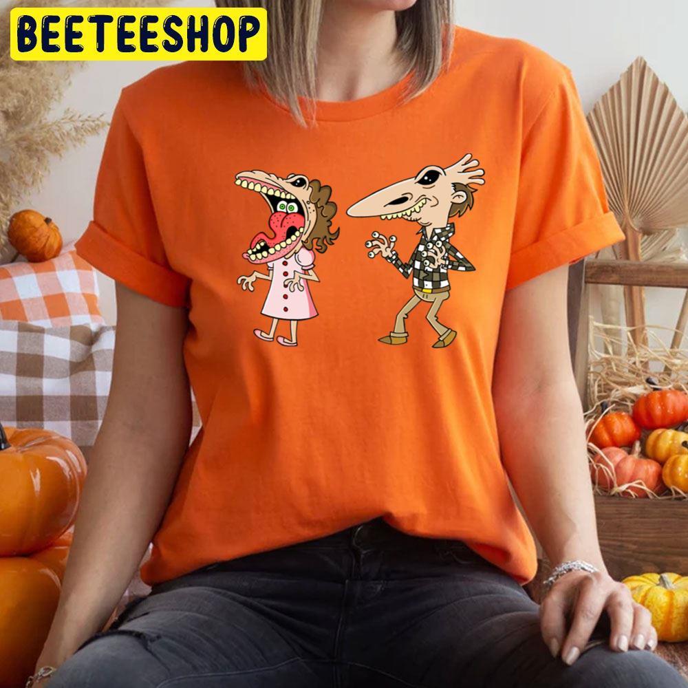 Adam And Barbara The Addams Family Happy Halloween Beeteeshop Trending Unisex T-Shirt Adam And Barbara The Addams Family Happy Halloween Beeteeshop Trending Unisex T-Shirt