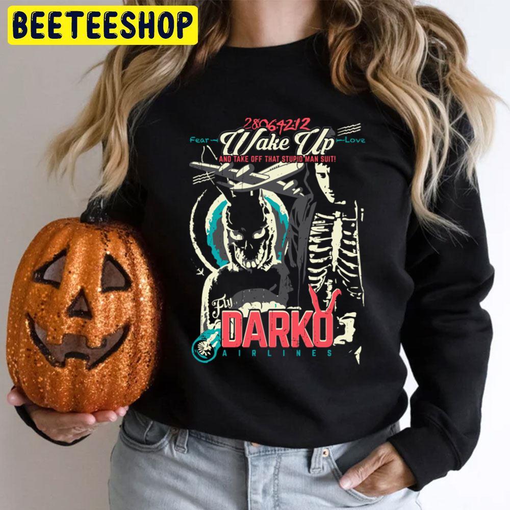 Airlines Donnie Darko Happy Halloween Beeteeshop Trending Unisex T-Shirt Airlines Donnie Darko Happy Halloween Beeteeshop Trending Unisex T-Shirt
