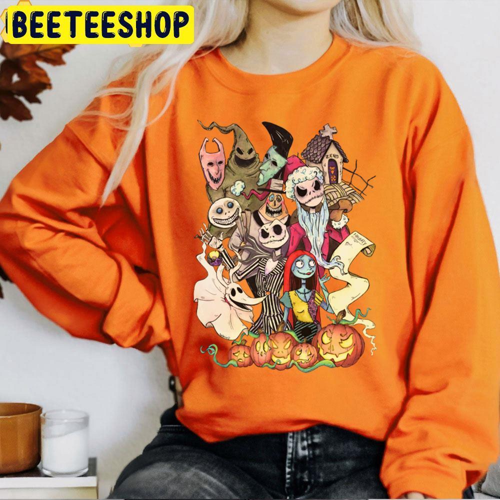All Team The Nightmare Before Christmas Happy Halloween Beeteeshop Trending Unisex T-Shirt All Team The Nightmare Before Christmas Happy Halloween Beeteeshop Trending Unisex T-Shirt