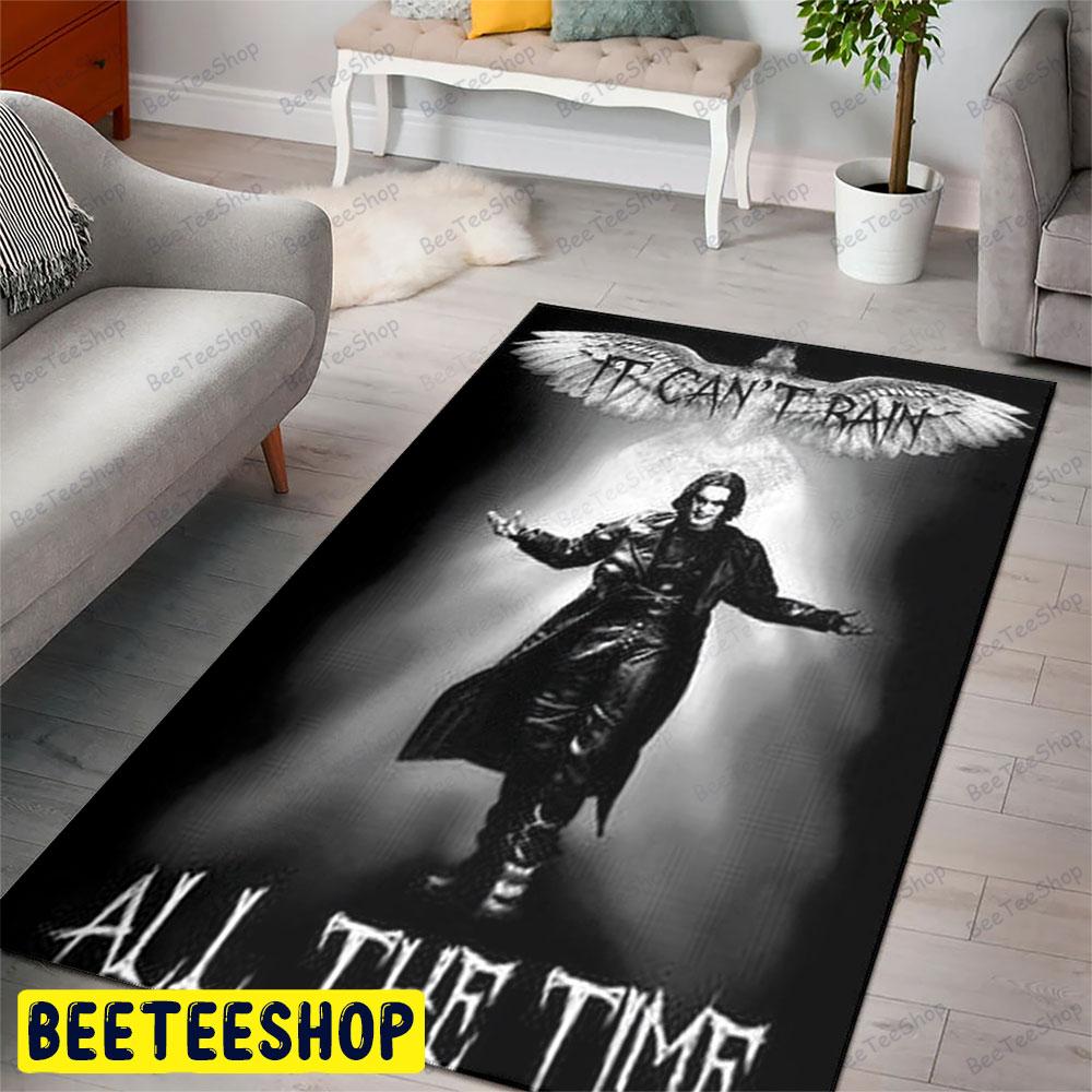 All The Time The Crow Halloween Beeteeshop Rug Rectangle All The Time The Crow Halloween Beeteeshop Rug Rectangle
