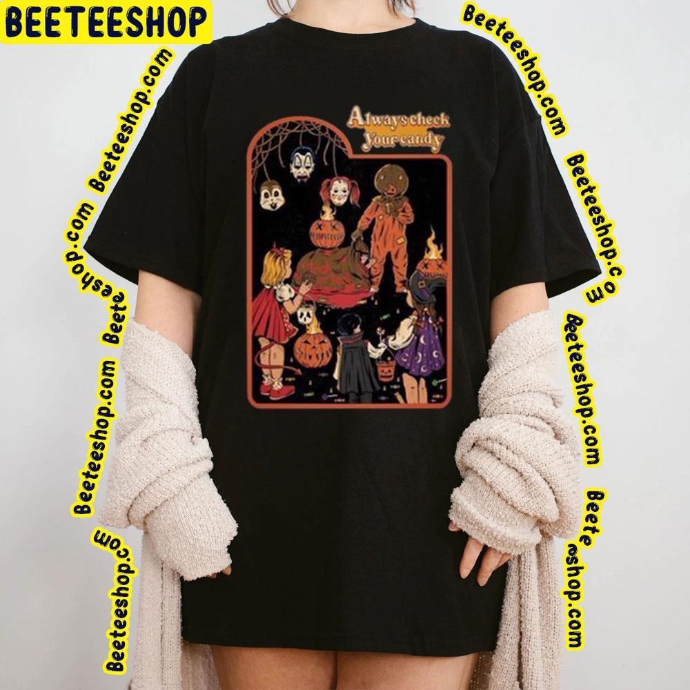 Always Check Trick 'R Treat Beeteeshop Trending Unisex T-Shirt Always Check Trick 'R Treat Beeteeshop Trending Unisex T-Shirt
