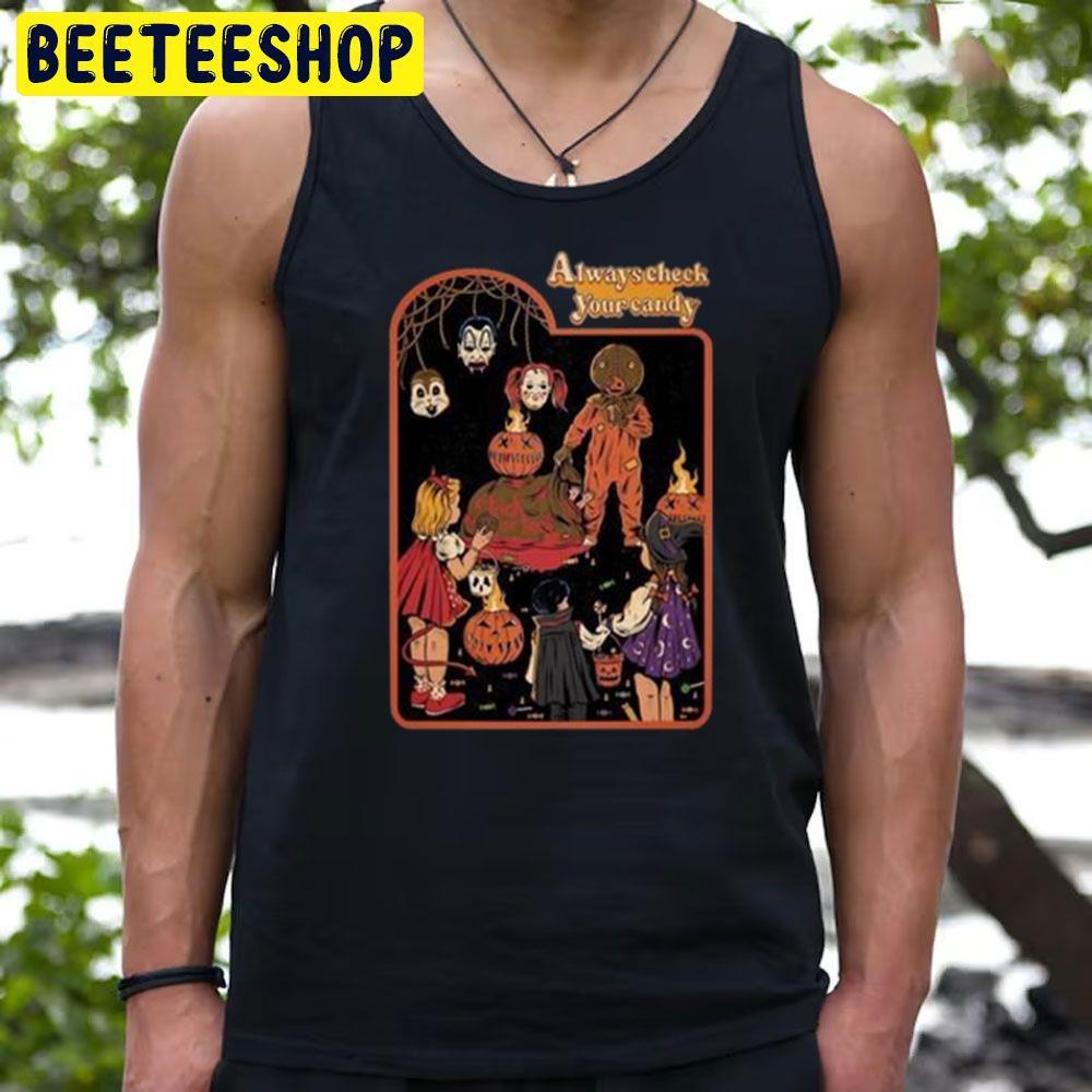 Always Check Trick 'R Treat Beeteeshop Trending Unisex T-Shirt Always Check Trick 'R Treat Beeteeshop Trending Unisex T-Shirt