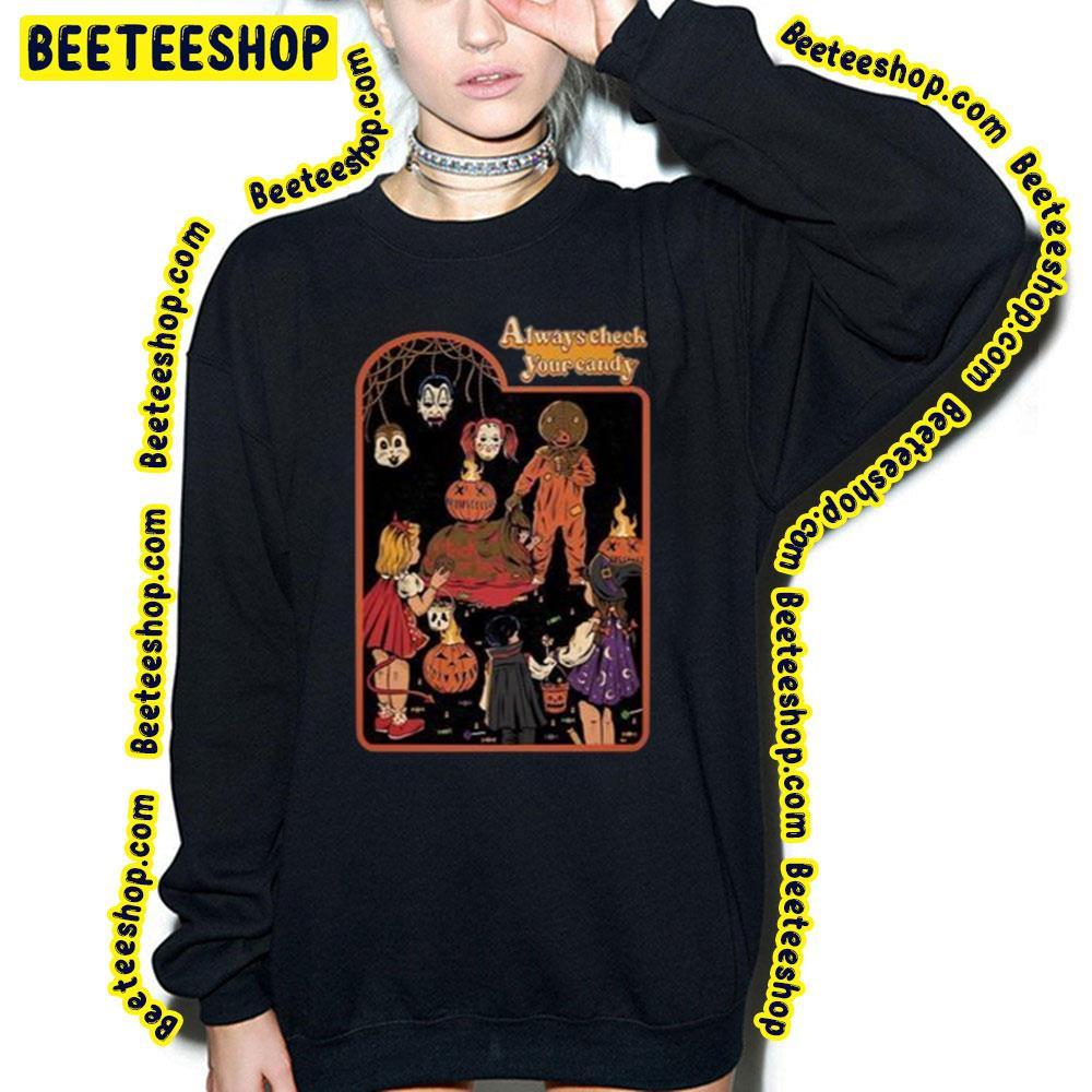 Always Check Trick 'R Treat Beeteeshop Trending Unisex T-Shirt Always Check Trick 'R Treat Beeteeshop Trending Unisex T-Shirt